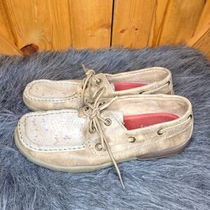 Twisted X Women’s Tan Leather Shoes Size 7
